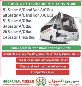 Transport Service in Dubai