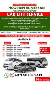 Car lift service any where dubai